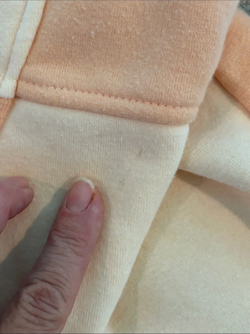 Universal Thread Two tone Peach Hoodie Sweatshirt